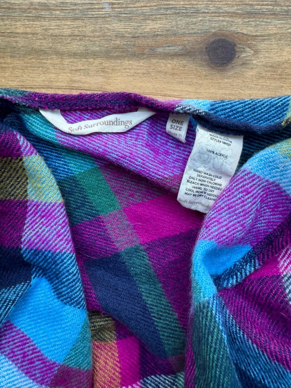 Soft Surroundings Oodles IS Topper Poncho - Picture 5 of 6